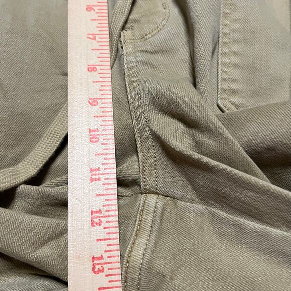 Judy Blue Jeans Womens 11 /30 Khaki High Waisted Grment Dyed Cuffed Jogger - Picture 9 of 11